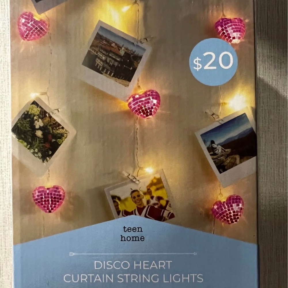 Target Pink Heart LED String Lights (2 boxes)